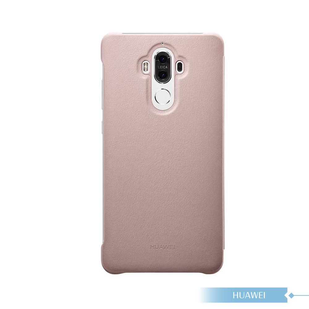 Original Huawei Official Mate 9 Smart View Flip Cover Case - Pink
