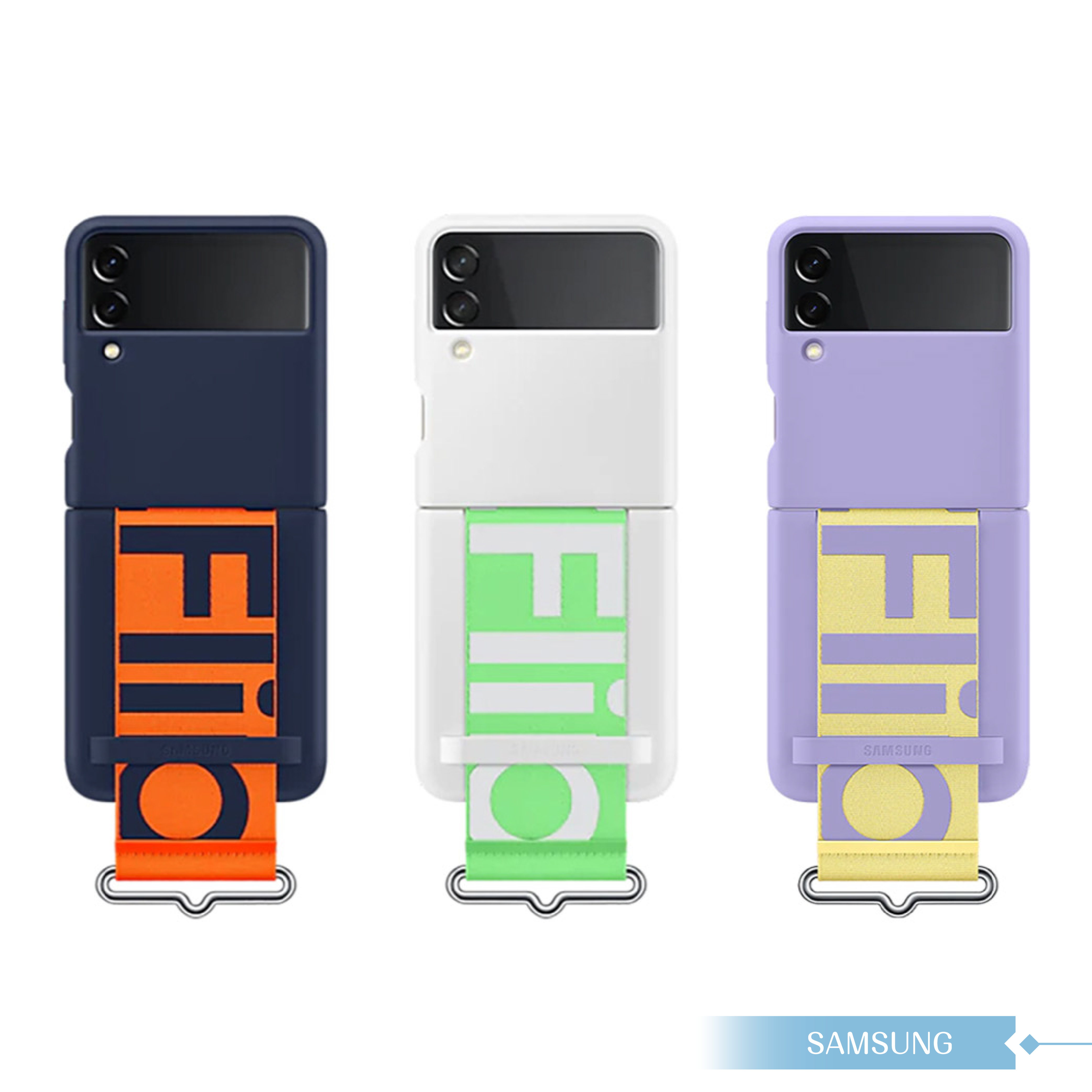 Galaxy Z Flip 3 Phone Case, Silicone ...